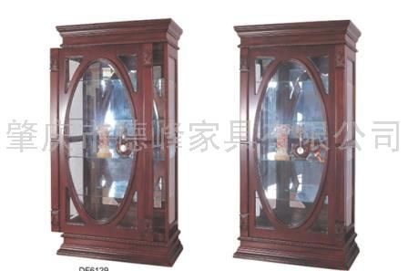 德峰实木精品/家具家私/家具厂/实木仿古雕花/玻璃柜