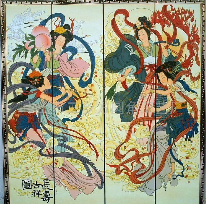 画，屏风