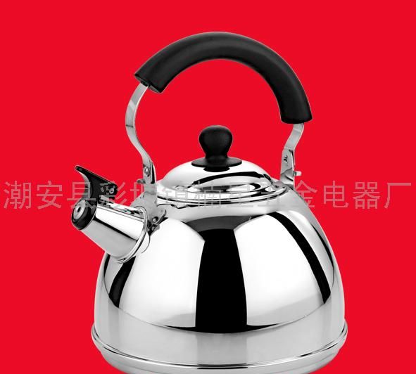 不锈钢鸣音水壶平底壶球型壶