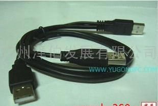 3公线USB USB一转二线 硬盘盒数据线