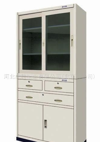 文件柜JT1023三屉多用移门柜