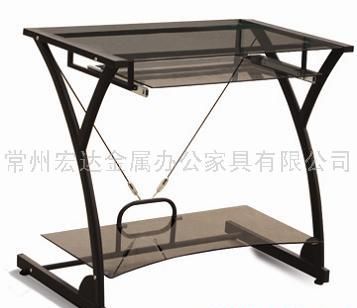 玻璃办公家具/电脑桌(H-607G）