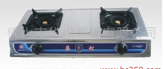 台式节能燃气灶具(HSA06双炉）