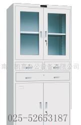 名称: 中三斗玻璃柜 型号: KG-W10