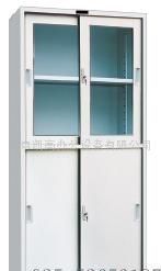 名称: 上玻下铁移门柜 型号: KG-W07