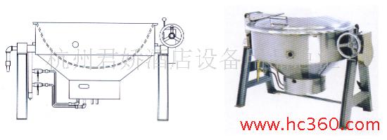 全钢可倾燃气炒锅