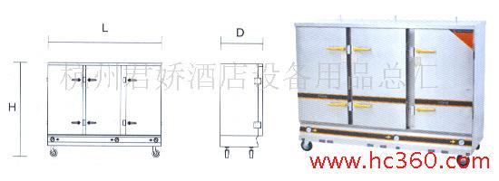 Q型三门电、汽、电消毒蒸饭车