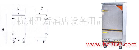 Q型单门燃气消毒蒸饭车