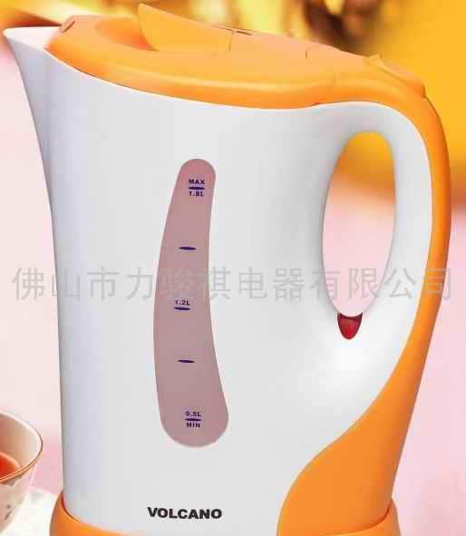 直插式塑胶电水壶KPV18C橙色
