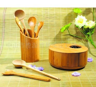 JBS-0106#餐具用品盒 竹制品