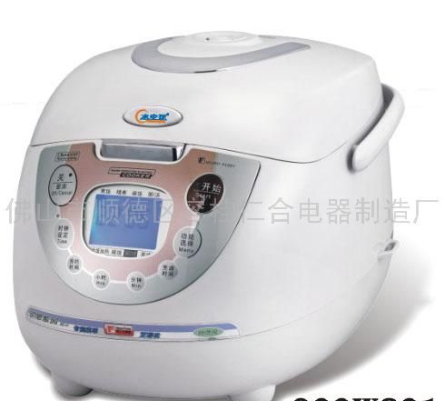 豪华微电脑电饭煲900W801、电脑煲、电饭锅、方煲