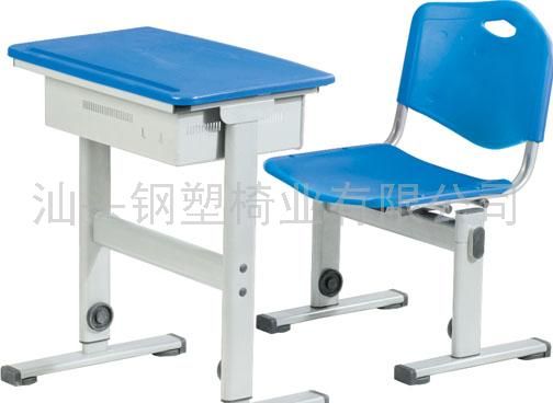 升降桌椅，课桌椅，学校桌椅，塑钢家具