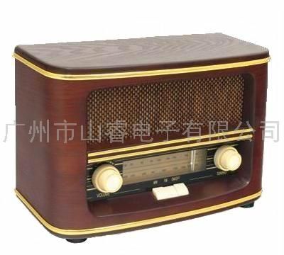 SPR-115单功能仿古收音机、留声机礼品