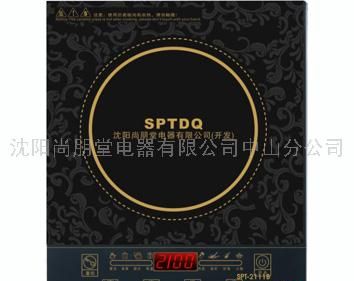 新款全黑晶板触摸电磁炉SPT-2111B