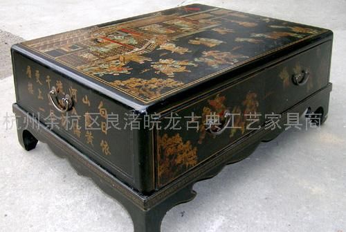 TZA-058桌子/彩绘咖啡桌/古典家具/仿古家具/明清家具