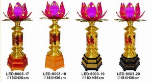 转动莲花灯
