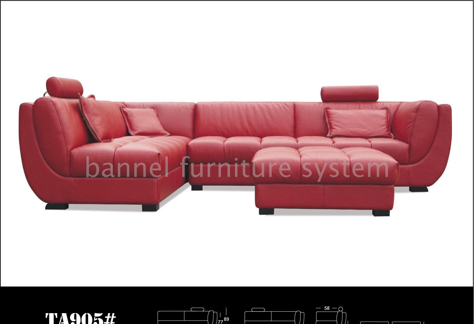 leather sofa