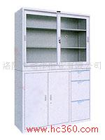 右三斗宽移门柜